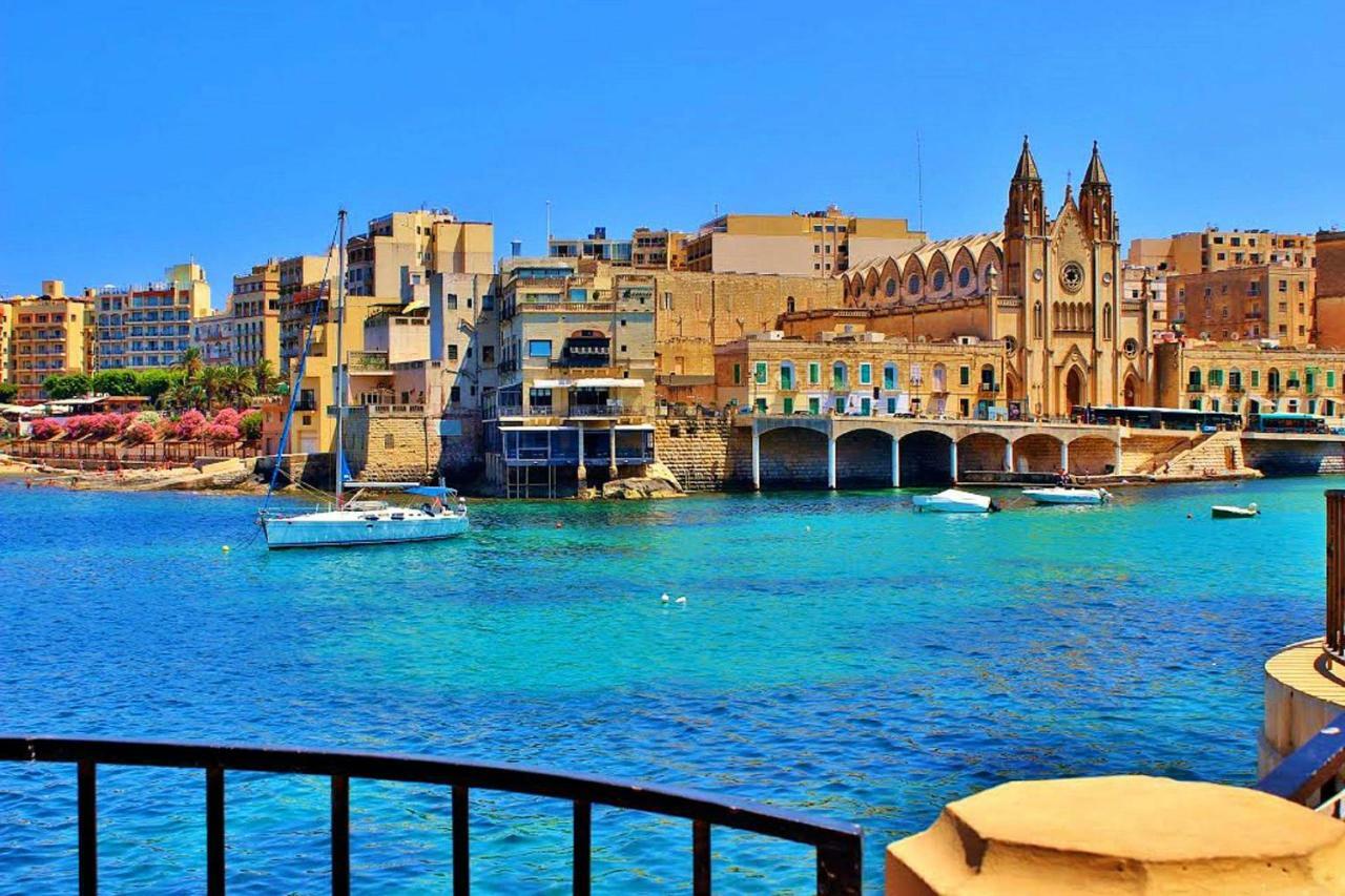 Gorgeous Apartment With Terrace In Fort Cambridge, Pool スリーマ エクステリア 写真