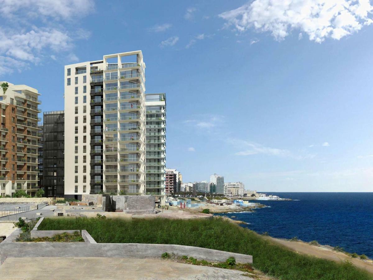 Gorgeous Apartment With Terrace In Fort Cambridge, Pool スリーマ エクステリア 写真